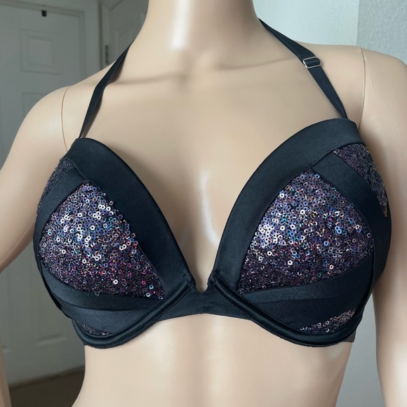 Victoria’s Secret 2014 Fashion Show Very Sexy Sequin Push-up Halter Bra - Picture 3 of 13